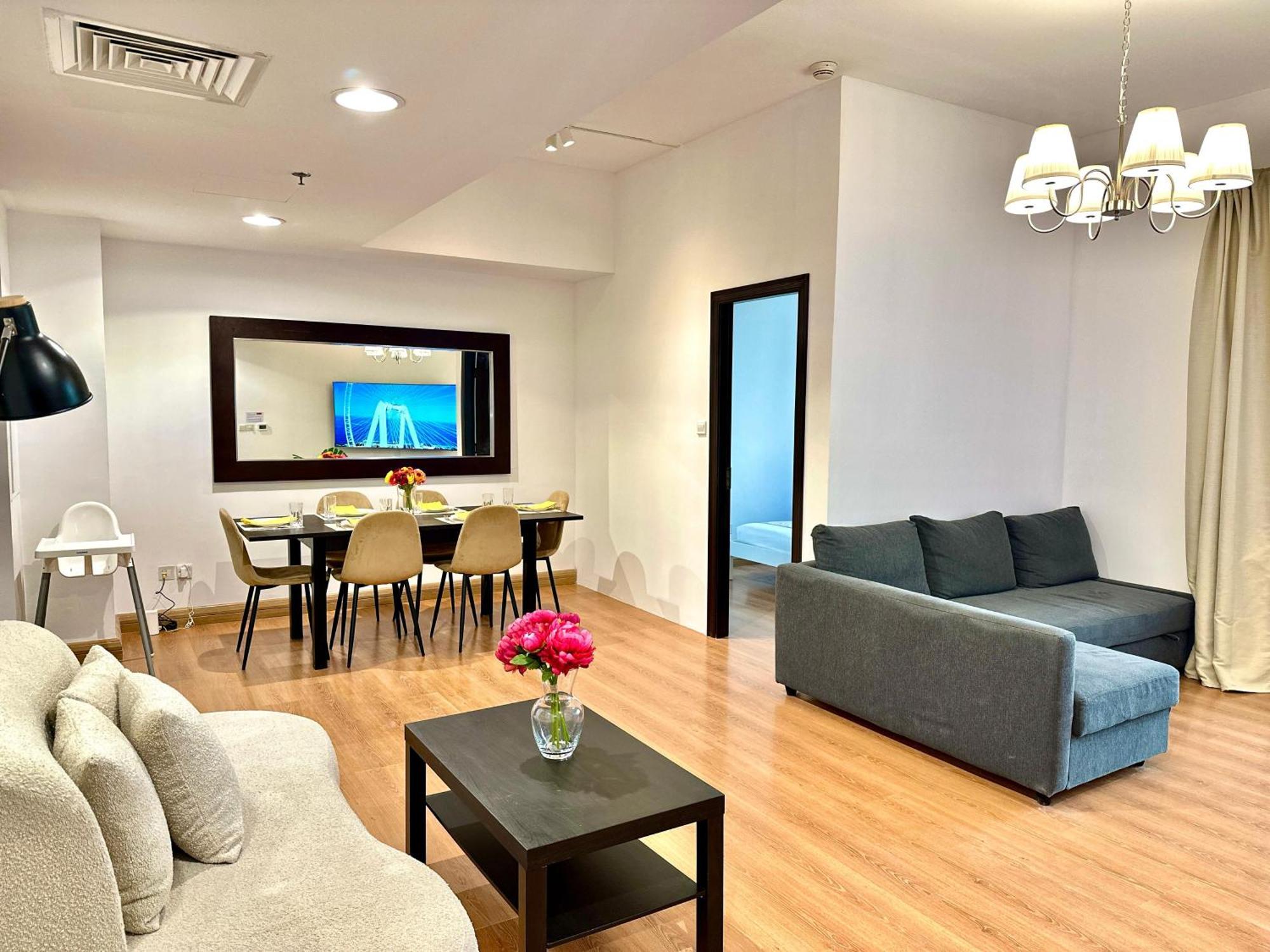 Beautiful 2Br & 4Br Apartments On Jbr Beach, Walking Distance To Bluewaters Island - By Sunkissed Holiday Homes Dubaj Kültér fotó